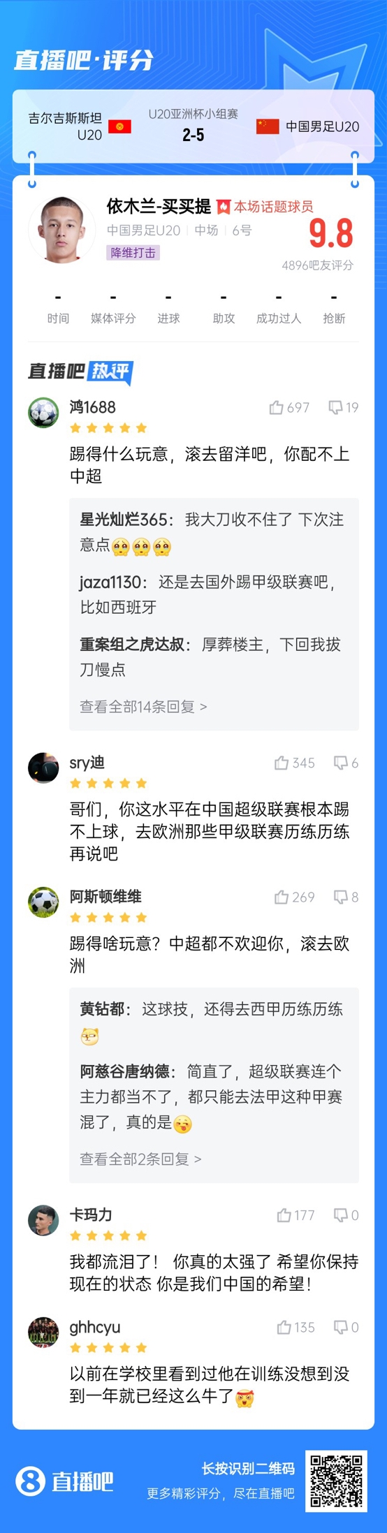  依木蘭這場(chǎng)多少妙傳了？毛偉杰回傳+依木蘭直塞“調(diào)虎離山”