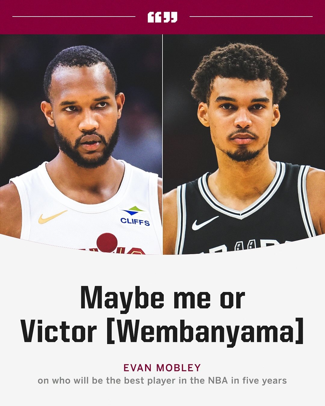 未來5年NBA最好的球員會是誰？莫布里：可能是我或者文班亞馬