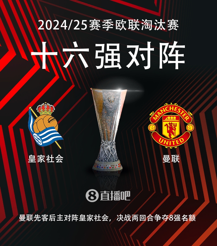  歐聯(lián)16強對陣：曼聯(lián)vs皇家社會??！