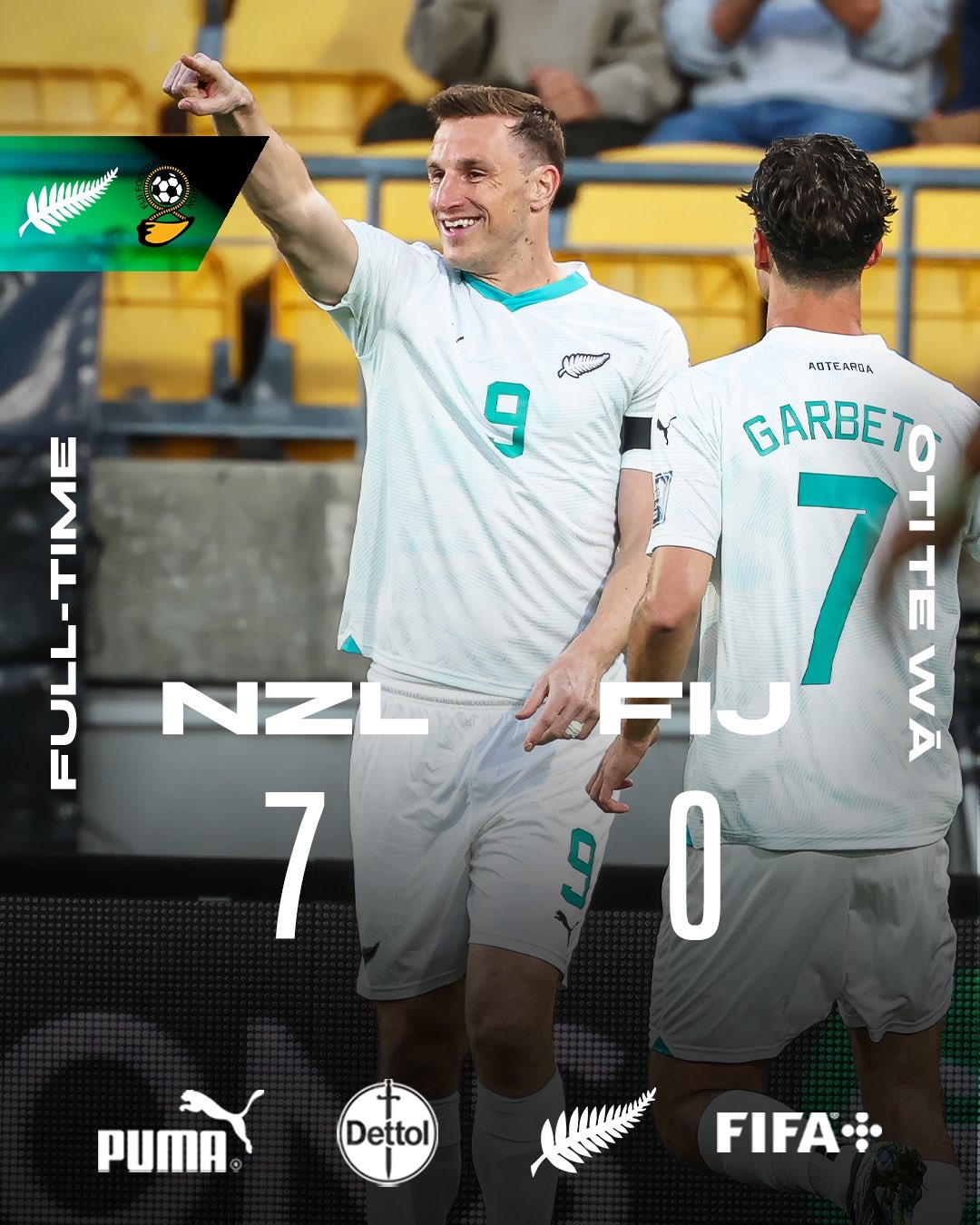  距世界杯一步之遙！新西蘭7-0進大洋洲決賽，其FIFA排名高國足1位