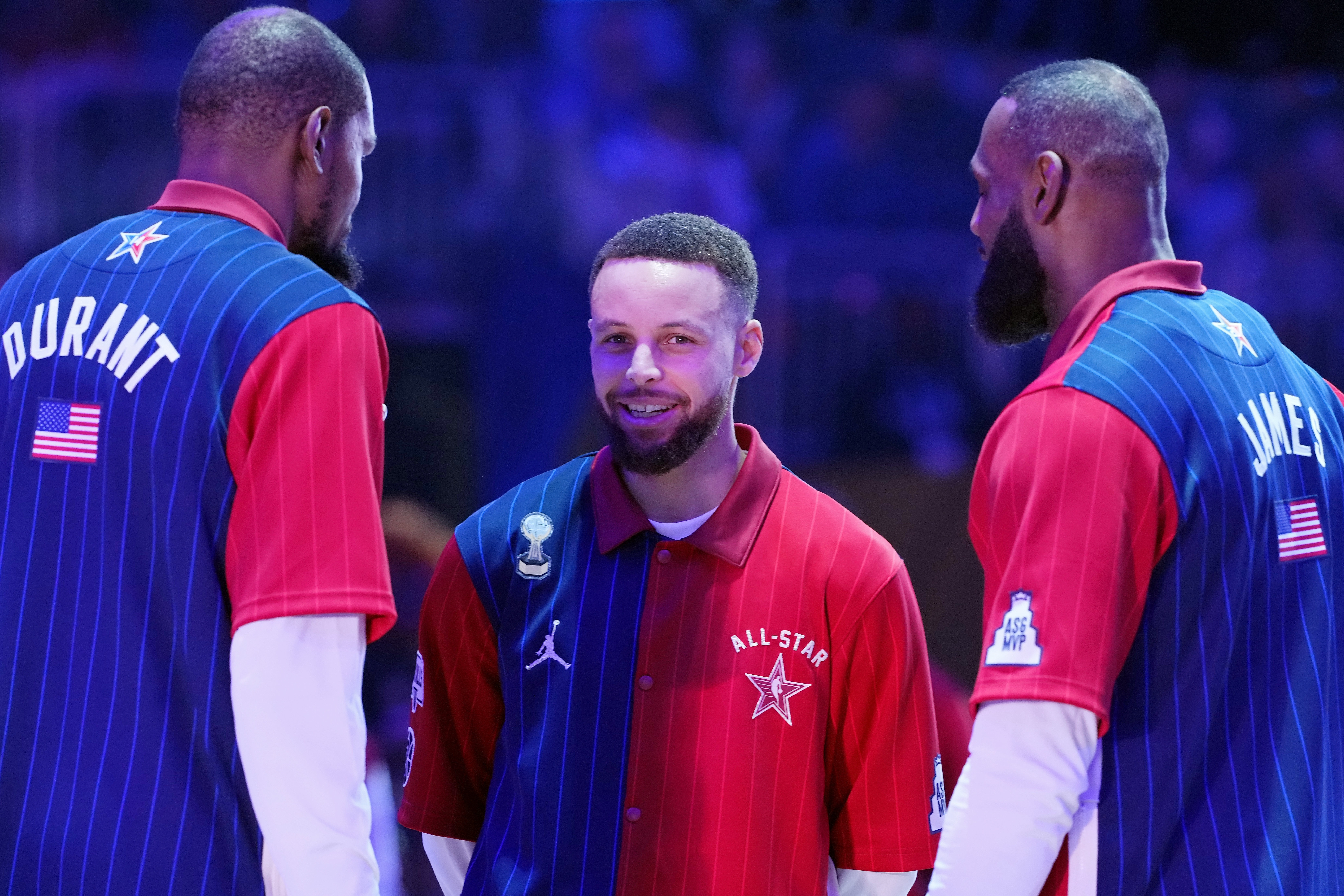  美國隊(duì)！NBA全明星正賽選人：詹杜庫眉+哈登+綠軍雙探花同隊(duì)
